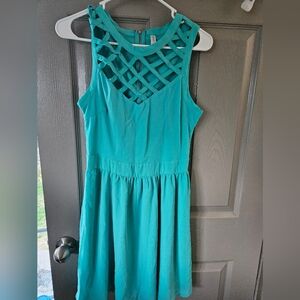 Teal dress